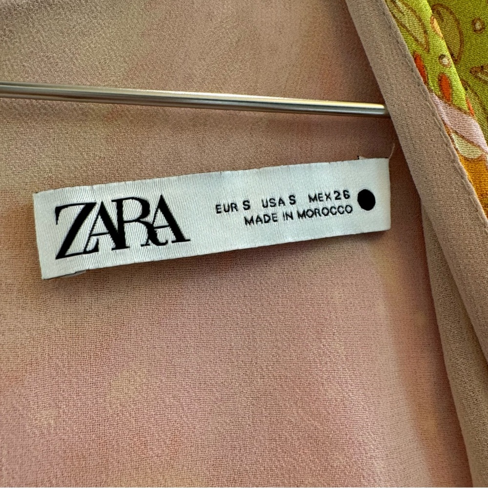 Zara Multicolor Paisley Dress - Picture 5 of 6